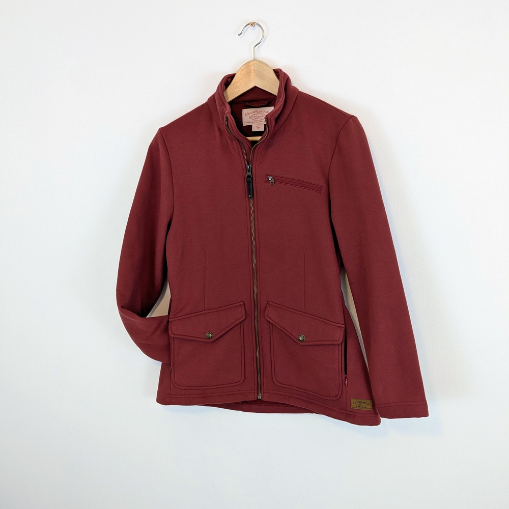 Filson Moleskin Fleece Jacket Zipup Womens
